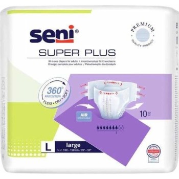 Seni Super inkon.plenkové kalhotky L 10ks