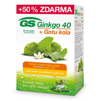 GS Ginkgo 40 + Gotu kola 80+40 tablet