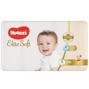 HUGGIES Elite Soft 4 8-14kg 60ks