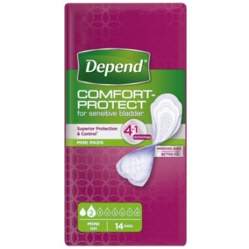 Depend Pads mini inkont.vložky ženy 14ks