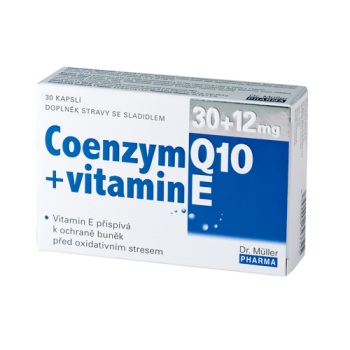 Coenzym Q10 30mg+vitamin E 12mg cps.30 Dr.Müller