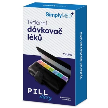 SimplyMed Dávkovač léků týdenní YHL015 - Pill diary