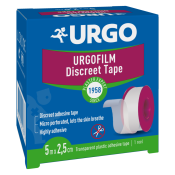 URGO FILM Transparentní náplast 2.5cmx5m NOVÁ