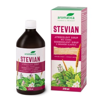 AROMATICA Stevian jitrocel.sirup bez cukru 210ml