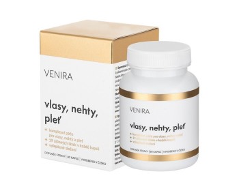 Venira Vlasy nehty pleť 80 kapslí