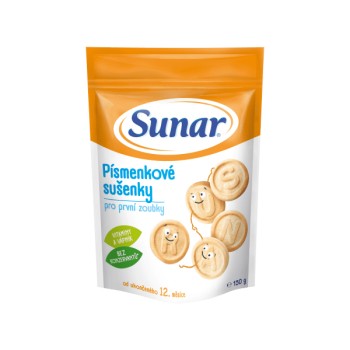 Sunar písmenkové sušenky 150g