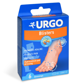 URGO BLISTERS Na puchýře hydrokoloidní náplast 6ks