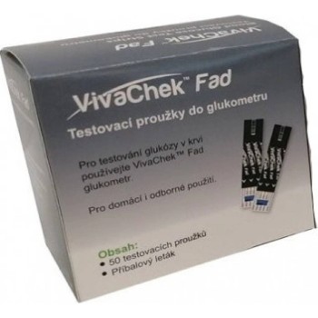 Proužky do glukometru VivaChek Fad 50ks