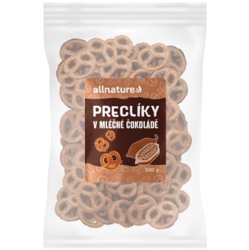 Allnature Preclíky v mléčné čokoládě 500g