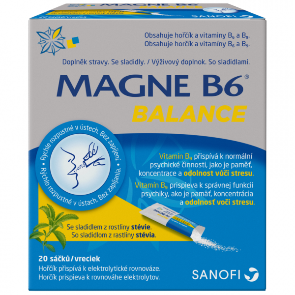 Magne B6 Balance B9 powd. stick 20