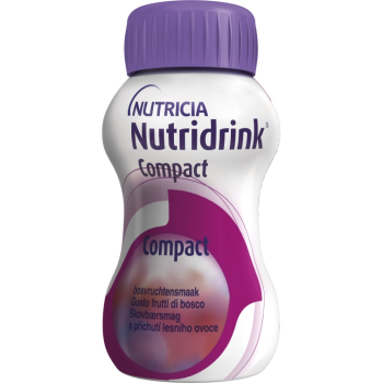 Nutridrink Compact s př.lesn.ovoc.por.sol.4x125ml