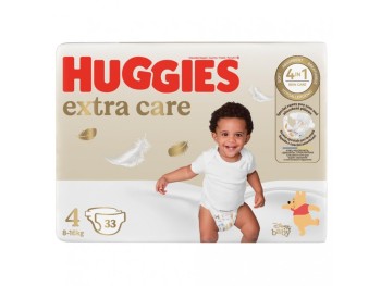 HUGGIES extra care 4 8-16kg 33ks