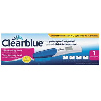 Clearblue digitální těhotenský test s ukazatelem týdnů 1 ks