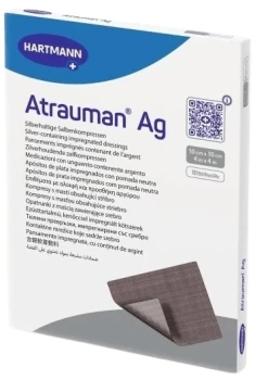 HARTMANN Atrauman Ag sterilní 10x10cm 10ks