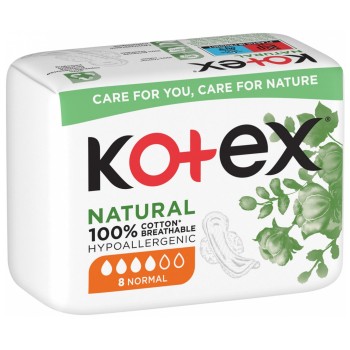 Kotex Natural vložky Normal 8ks