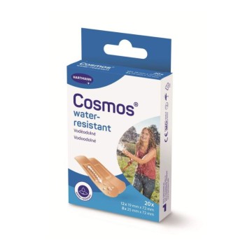 Cosmos water-resistant voděodolná náplast 2 vel. 20ks