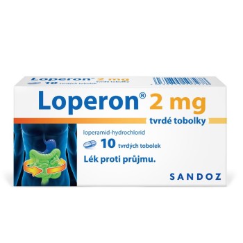 LOPERON 2 mg tvrdé tobolky, 10 cps.