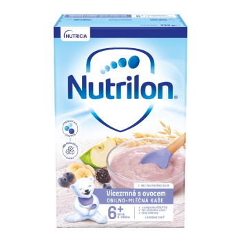 Nutrilon Vícezrnná kaše s ovocem 225g 6m+