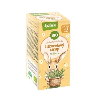Apotheke Pohádkový Jitrocelový sirup BIO 250g