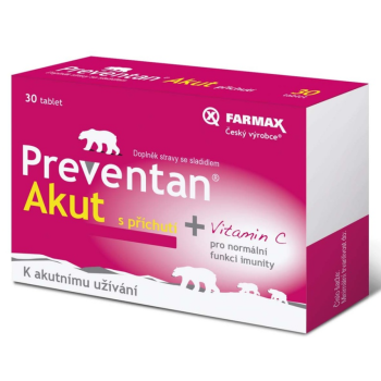 Preventan Akut 30 tablet s příchutí