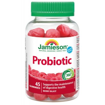 JAMIESON Probiotic Gummies želatin.pastilky 45ks