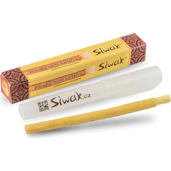 Siwak Miswak přírodní zubní kartáček+pouzdro