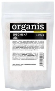 Organis Epsomská sůl do koupele 1000g