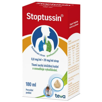 Stoptussin 0.8ml/mg+20mg/ml sir.1x180ml