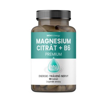 MOVit MAGNESIUM CITRÁT + B6 PREMIUM tbl.90