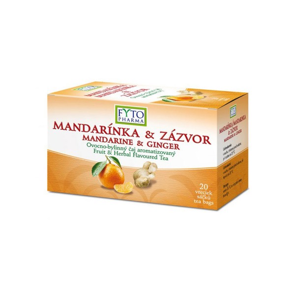 Fytopharma Ovocno-bylinný čaj mandarinka & zázvor 20 x 2g
