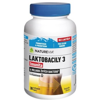 NatureVia Laktobacily 3 Imunita cps.30