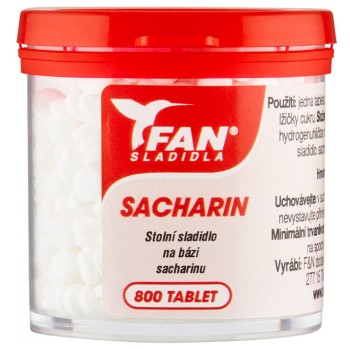 Fan sladidlo Sacharin 50g/800 tablet