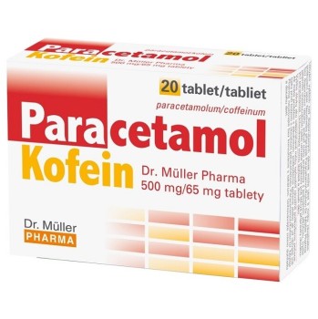 Paracetamol/Kofein Dr.Müller 500mg/65mg tbl.20