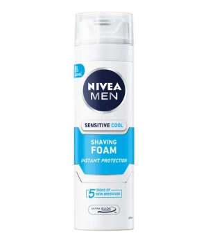 Nivea Men Sensitive Cool pěna na holení, 200 ml