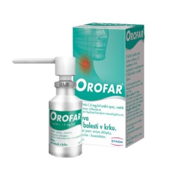 Orofar 2mg/ml+1.5mg/ml orm.spr.sol.1x30ml