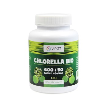 Vieste Chlorella BIO tbl.600+50 ZDARMA