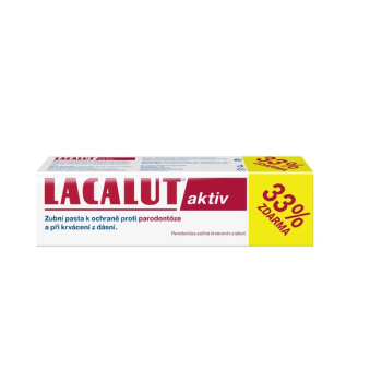 Lacalut Aktiv zubní pasta 100ml 33% ZDARMA