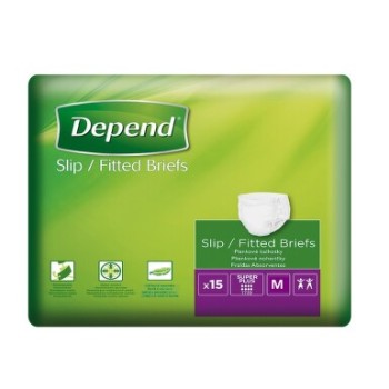 Depend Slip Super Plus inkont.kalhotky vel.M 15ks