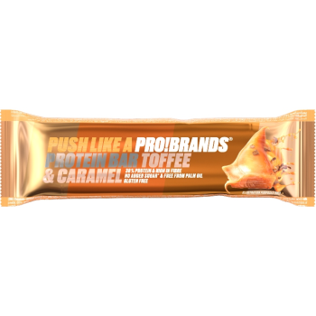 PRO!BRANDS Protein Bar 45g - toffee/karamel