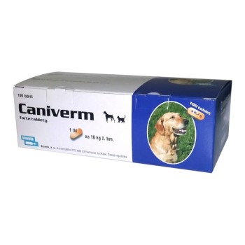 Caniverm forte tbl. 100x0.7g a.u.v.