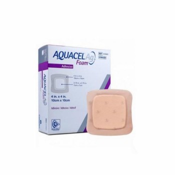 Aquacel foam Ag adhesivní 10x10cm 10ks