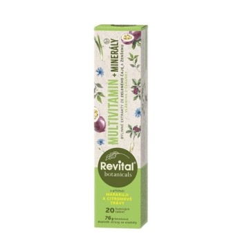 Revital Botanicals Multivitamin+minerály 20 šumivých tablet