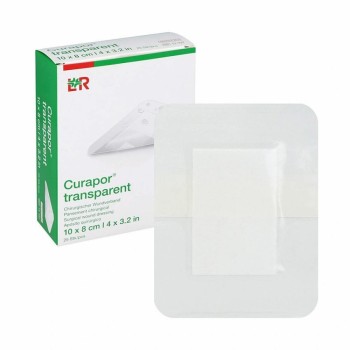 Náplast Curapor Transparent steril.10x8cm/25ks