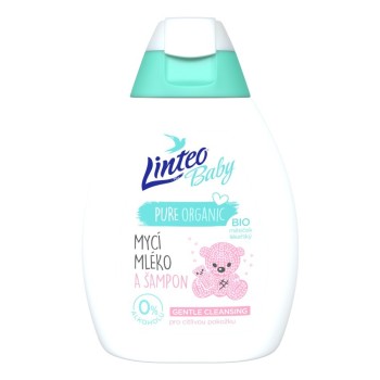 Linteo Baby Dětské mycí mléko a šampon 250ml