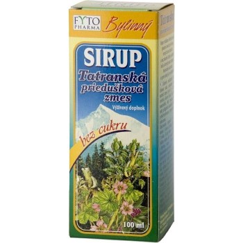 Fytopharma Bylinný sirup Tatranská průdušková směs® bez cukru 100ml