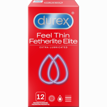 Prezervativ DUREX Feel Thin Extra Lubricated 12ks