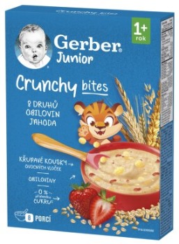 Gerber Junior nemléčná kaše jahodová 200g 1R+