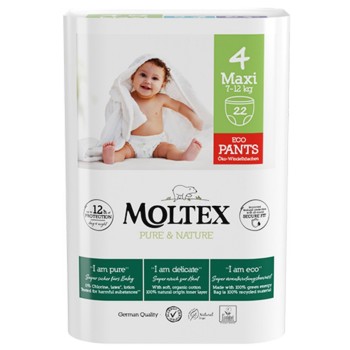 Moltex Pure&Nature Pants kalh.Maxi 7-12kg 22ks