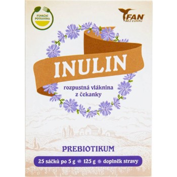 Inulin rozpustná vláknina 25x5g
