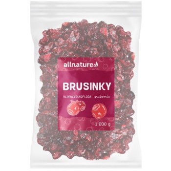 Allnature Brusinky sušené 1000g